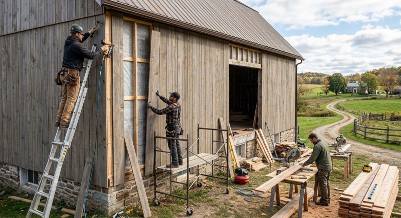 Barn Siding Installation in Pataskala, OH