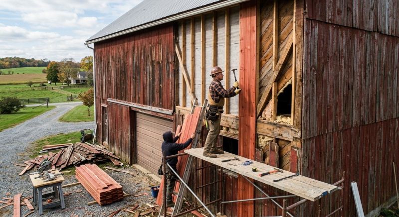 Barn Siding Replacement in Heath, OH