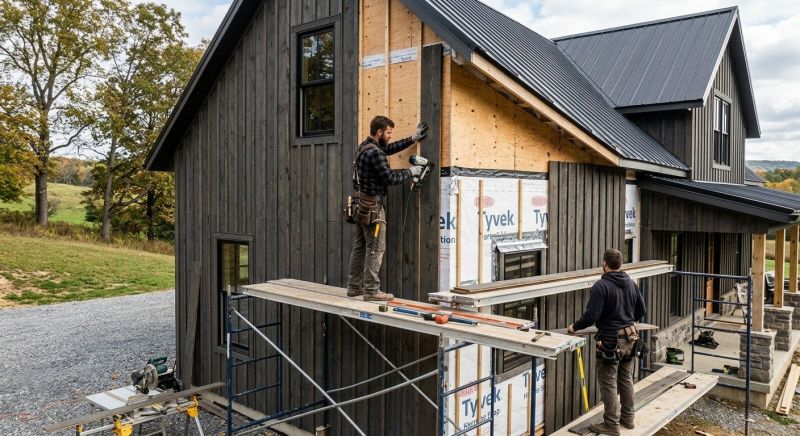 Barn Wood Siding Installation in Licking County, OH