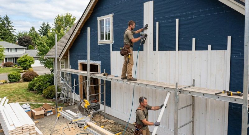 Batten Siding Installation in Thornville, OH