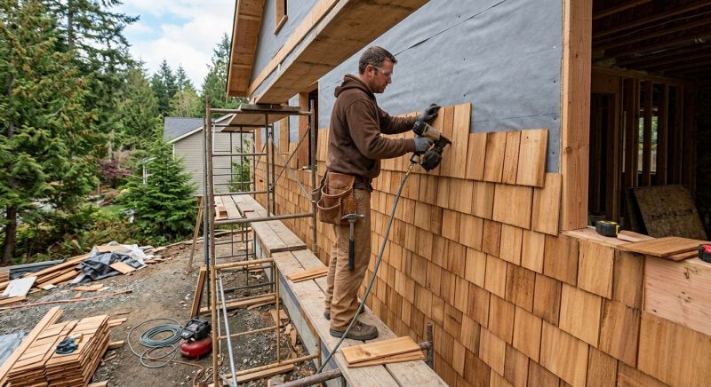 Cedar Siding Installation in Johnstown, OH