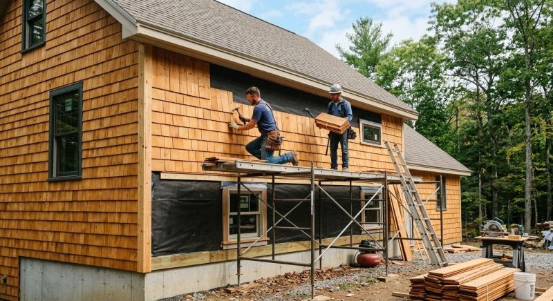 Cedar Siding Installation in Utica, OH