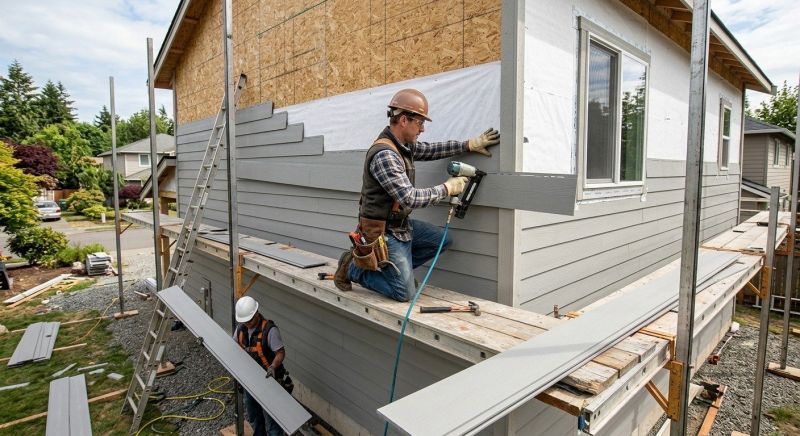 Cement Siding Installation in Howard, OH