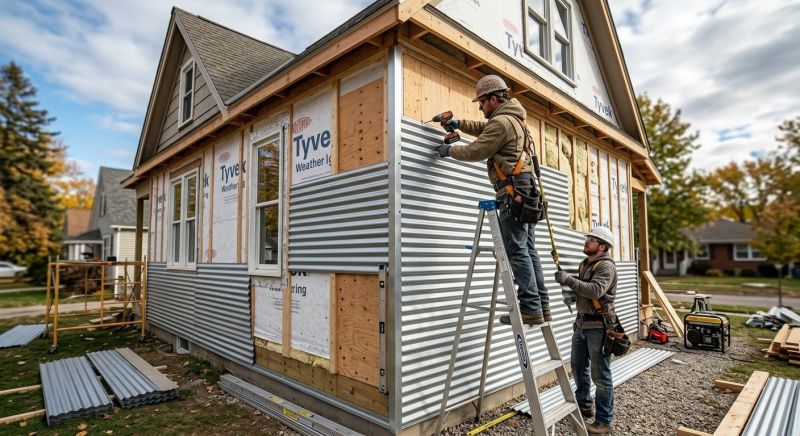 Corrugated Siding Installation in Licking County, OH