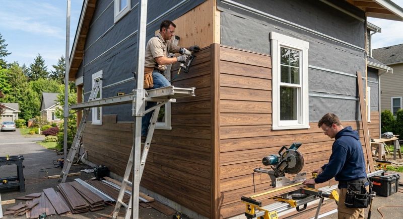Faux Wood Siding Installation in Granville, OH