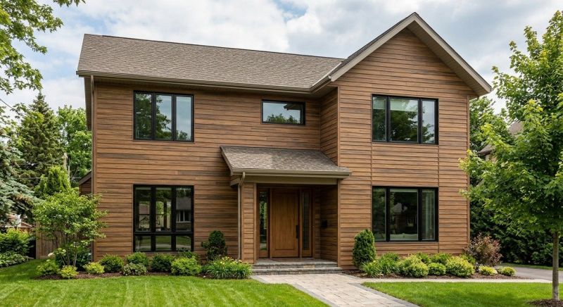 Faux Wood Siding Installation in Pataskala, OH
