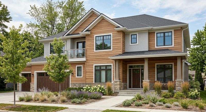 Faux Wood Siding Installation in Thornville, OH