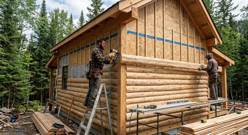 Log Siding Installation in Buckeye Lake, OH