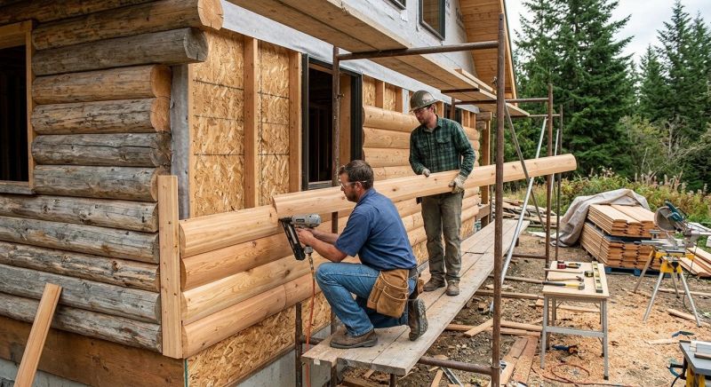 Log Siding Installation in Johnstown, OH