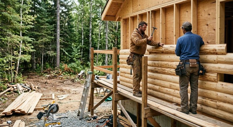 Log Siding Installation in Knox County, OH
