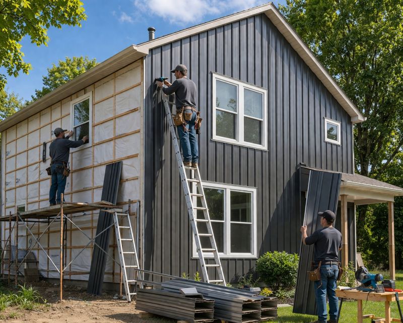 Metal Siding Installation in Howard, OH