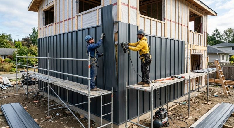 Metal Siding Installation in Martinsburg, OH