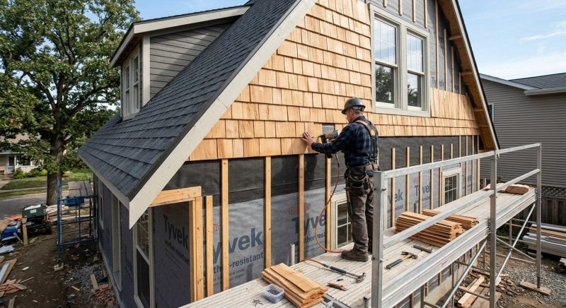 Shake Siding Installation in Howard, OH