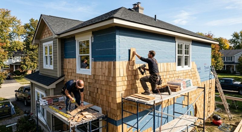 Shingle Siding Installation in Licking County, OH
