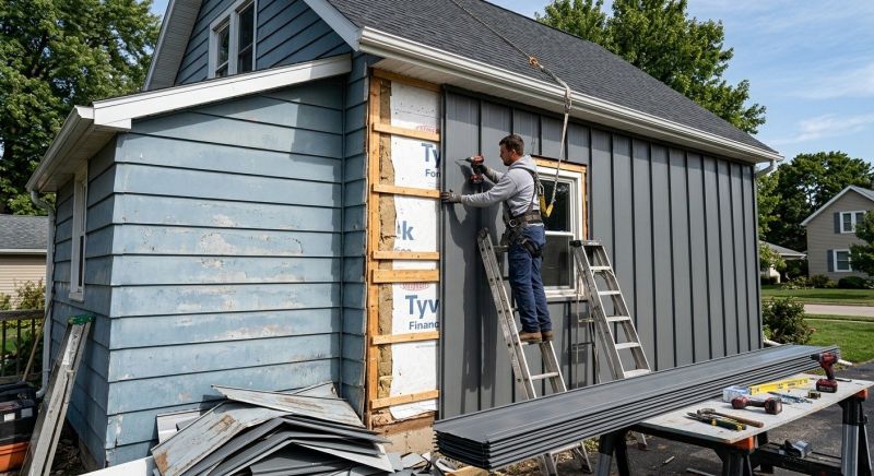 Tin Siding Installation in Licking County, OH