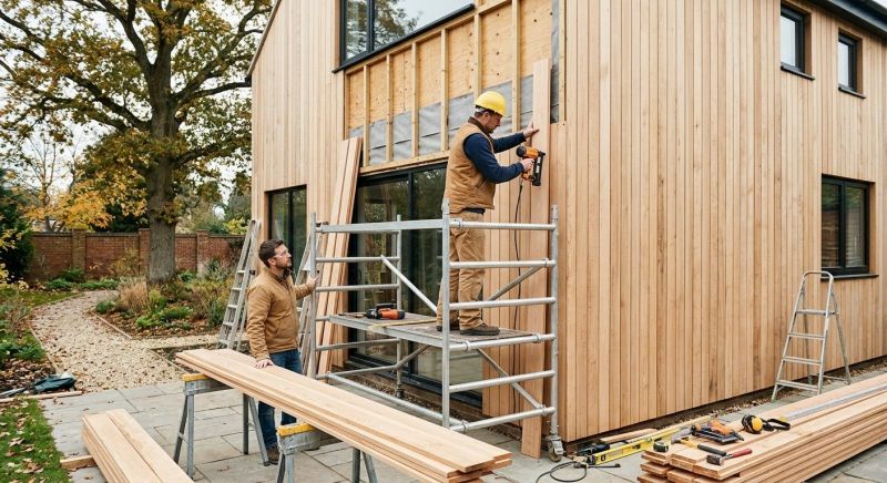 Wood Cladding Installation in Columbus, OH