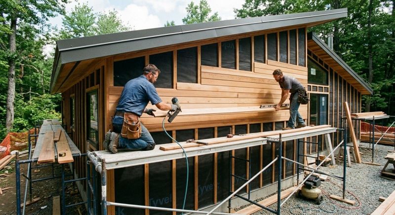 Wood Cladding Installation in Utica, OH