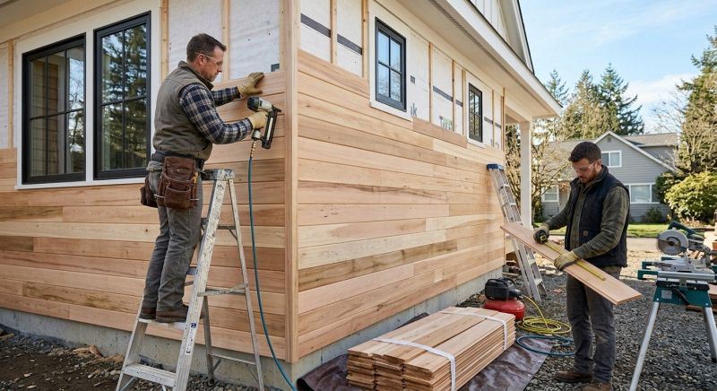 Wood Plank Siding Installation in Licking County, OH