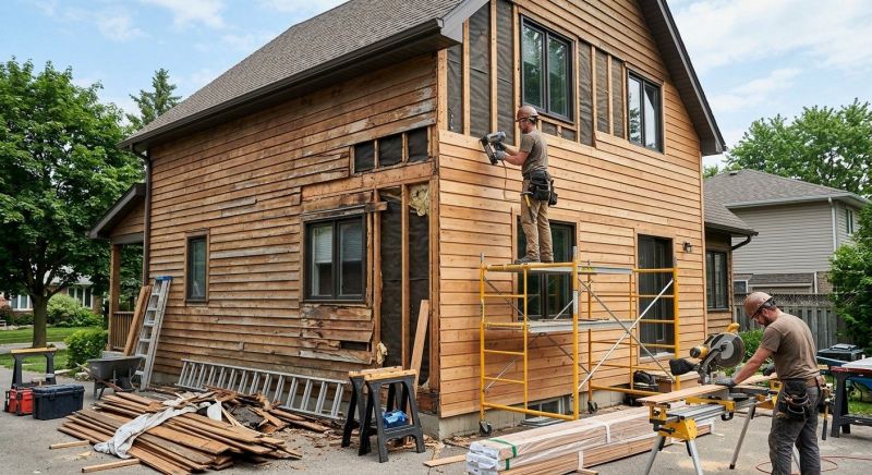 Wood Siding Service in Howard, OH